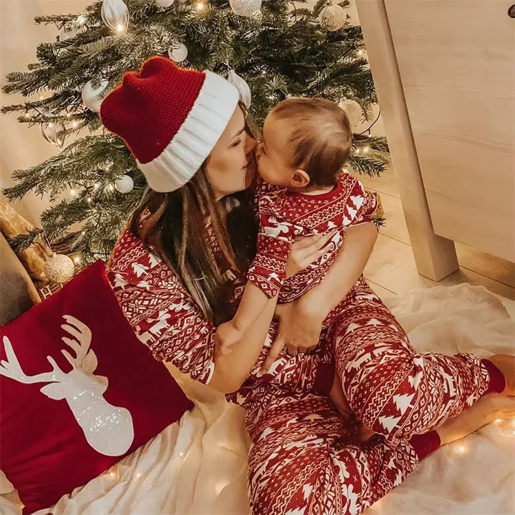 CHINEE Winter Family Christmas Pajamas Matching Outfits for the Holidays