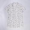 CHINEE Women Button Down Butterfly Floral Sleep Shirt Lightweight Soft Pajama Nightdress