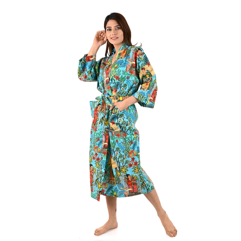 CHINEE Women Japanese Traditional Kimono with Obi Vintage Floral Print Haori Long Bathrobe Oriental Yukata Stage Show Cosplay Costumes