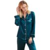 CHINEE Women Luxury Pajama Sets Pure Silk Women's Casual Sleepwear Loungewear Men's Night Dresses Women's Sleepwear
