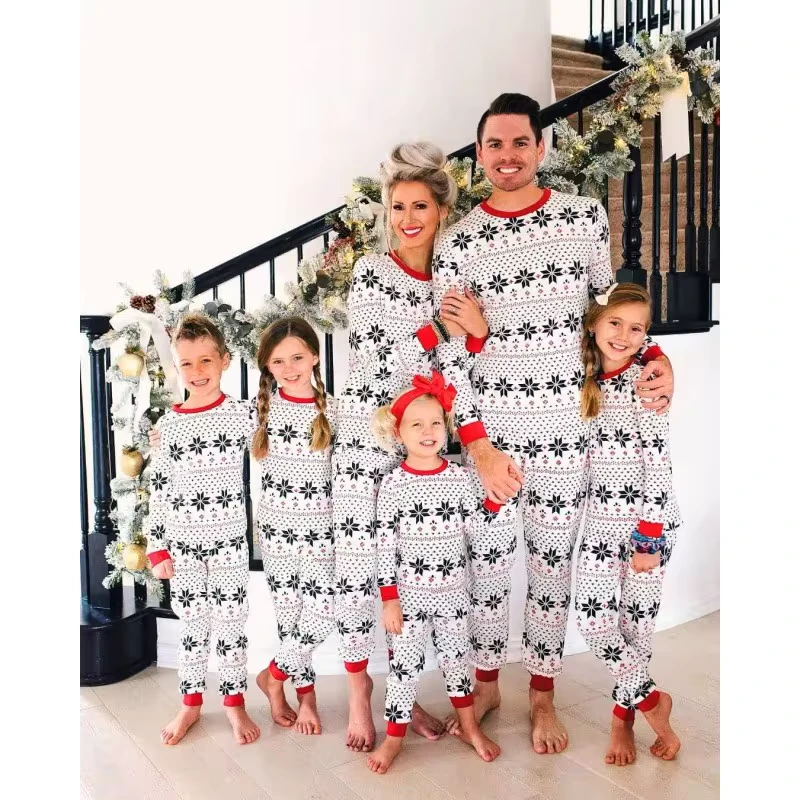 CHINEE Women Men and Kids Christmas Pyjamas Clothes Matching Christmas Pijamas for Family