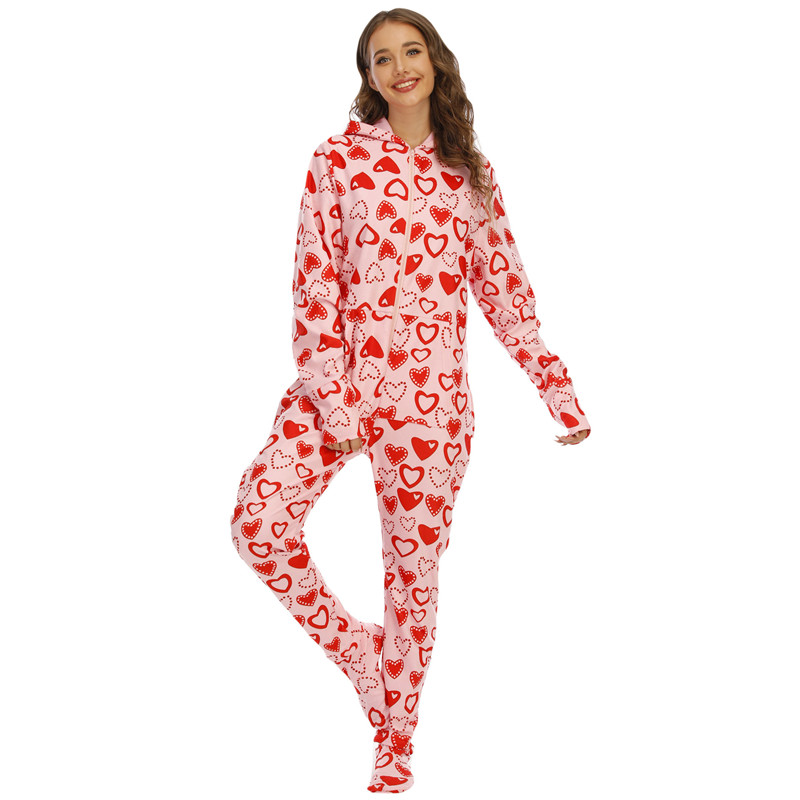 CHINEE Women Onesie With Matching Socks New Arrival Long Pants Onesie Pajamas for Women Custom