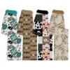 CHINEE Women Relaxed Pajamas Pants Bamboo Fiber Western Design Adult Lounge Pants