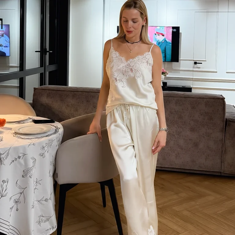 CHINEE-Women-Soft-Satin-Nightwear-Lace-Trim-Cami-Pants-PJ-Set-Female-Pajamas-Sleeveless-Two-Piece-Loungewear
