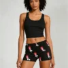 CHINEE Women's 3 Pack I Love My Husband High Waist Breathable Lounge Shorts Standard Size Casual Comfy Sleepwear
