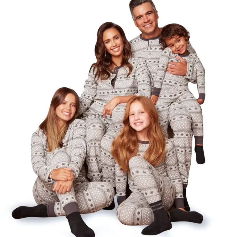 CHINEE-Womens-Baby-Boys-Casual-Family-Matching-Sleepwear-Pajamas-Set-Warm-Night-Wear-Eco-Friendly