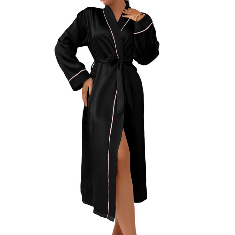 CHINEE Women's Classic 100% Silk Kimono Robe Bathrobe Silk Pajamas Women's Nightgown Sleepwear Sexy Breathable Nightwear