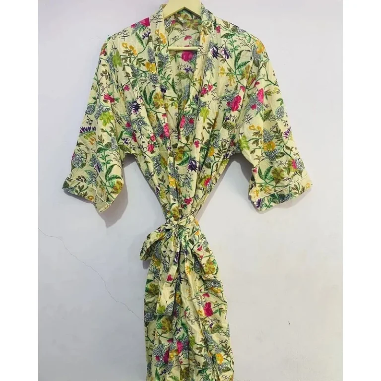 CHINEE-Womens-Cotton-Kimono-Robe-Free-Size-Soft-and-Breathable-Casual-Romantic-Style-Custom-Logo-for-Summer-Homewear
