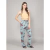 CHINEE Women's Cotton Printed Pyjama with Pockets Elastic Waist ODM Nightwear Breathable Poplin Fabric Custom Logo Top Style