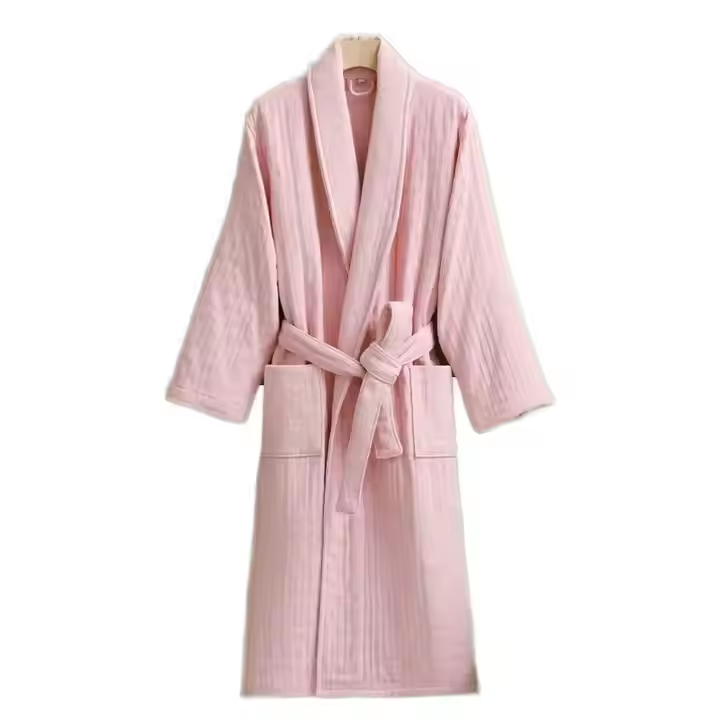 CHINEE Women's Extra Long Warm Hooded Fleece Bathrobe Long Sleeve Dressing Gown with Elastic Waist Closure Quick Dry Feature