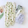 CHINEE Women's Flannel Fleece Printed Pajama Pants Plus Size Casual Mid Waist Adults Trousers ODM Factory Customizable Women Trouser