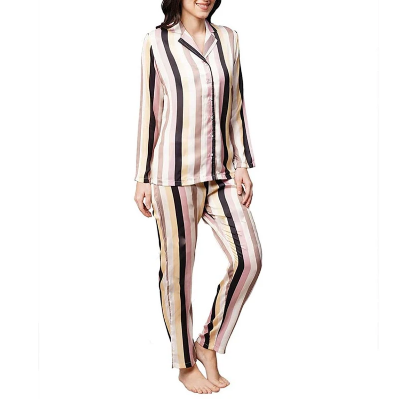 CHINEE Women's Luxury 100% Silk Sleepwear Soft Muslin Pajama for Summer Winter High Quality Breathable Sleepwear Custom