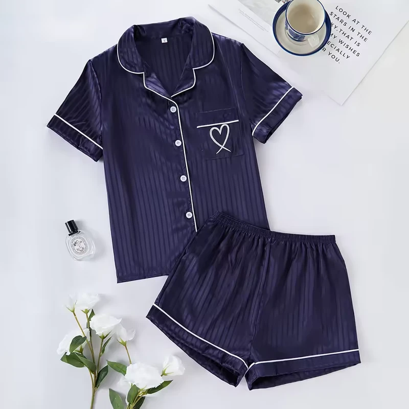 CHINEE Women's Pajamas Autumn Winter Nightdress Robe Two Piece Set Large Size Loungewear