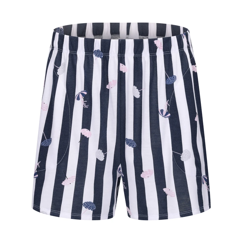 CHINEE Women's Sleep Shorts Elastic Waist Comfortable Breathable Home Wear Shorts