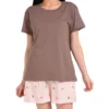 CHINEE Women's Sleepwear Shorts Set, Soft Cotton, Breathable, Casual Comfort