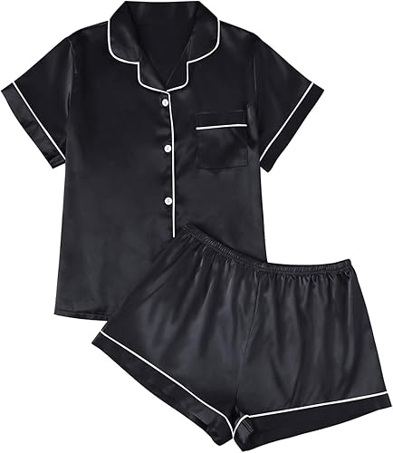 CHINEE Women's Spring Summer Autumn Winter Custom Sleepwear Nightgown Knee Length Short Sleeved Cartoon Pajamas 3XL 100% Polyester