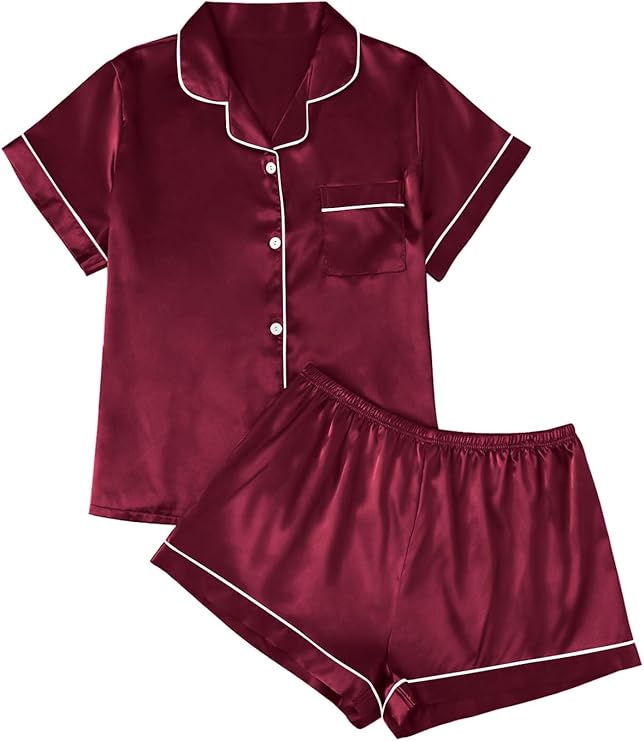 CHINEE Women's Summer Autumn Winter Spring Sleepwear Nightgown Knee Length Short Sleeved Cartoon Pajamas Breathable Quick Dry 3XL 100%