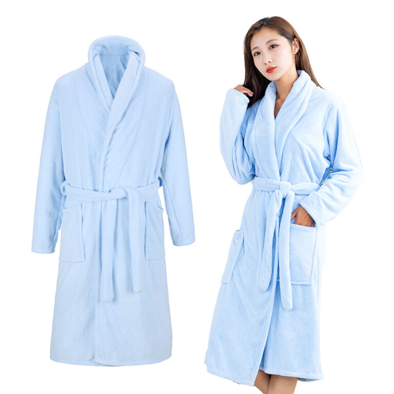 CHINEE Women's Woven Microfiber Bathrobe Kimono Robe with Elastic Waist for Summer Beach Pool and After Shower Use