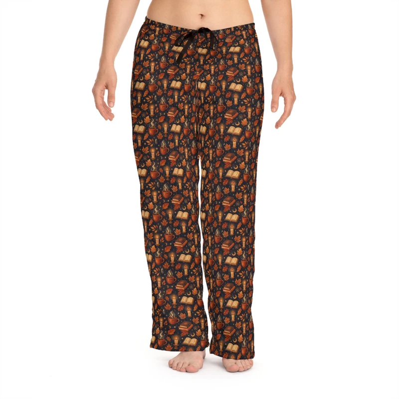 CHINEE Women's Woven Pajama Pants Custom Logo Elastic Waist Breathable Soft Printed Homewear Summer Sleep