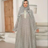 CHINEE Zifeng OEM New Fashion Muslim Dubai Arab Middle Eastern Lady's Lace Hooded Printed Dress Prayer Robe