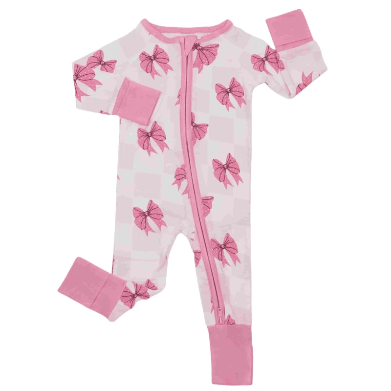 0-6M Newborn Baby Suit Pajamas Long Sleeve Baby Romper Soft Sleepwear Baby Pajamas