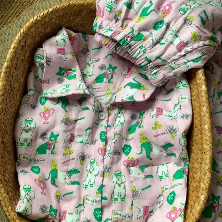 100-Cotton-New-Sleepwear-Women-Long-Print-Plus-Size-Custom-Label-Breathable-Womens-Pajamas-Two-piece-Set