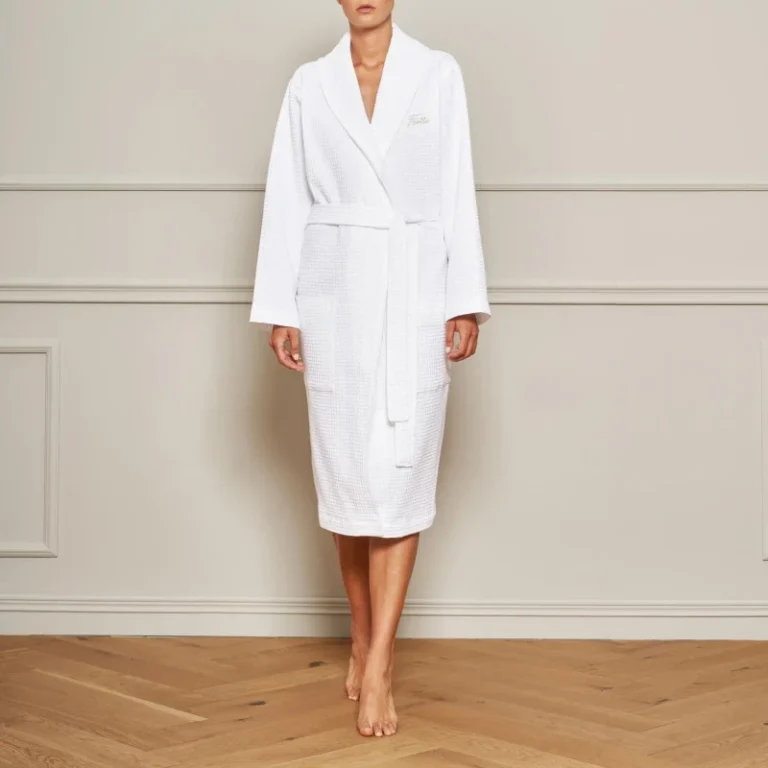 100-Cotton-Terry-Waffle-Kimono-Bathrobe-Custom-White-Organic-Cotton-Bath-Robe-Custom-Logo
