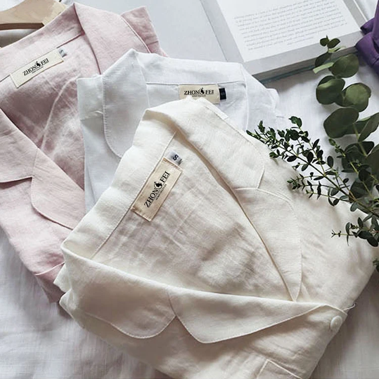 100-Linen-Hotel-Bathrobe-V-Neck-Pajamas-Nightgown-for-Adults-Plus-Size-Summer-Breathable-Spa-Robes-Linen-Pajamas