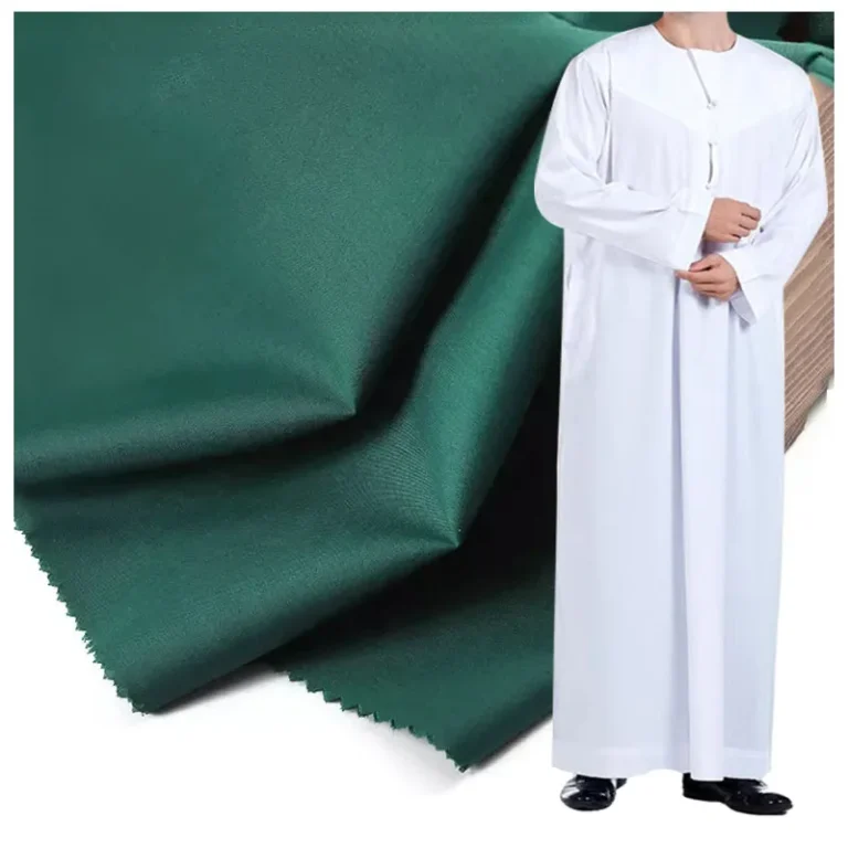 100-Polyester-Saudi-Thobe-Fabric-Spun-Polyester-105gsm-Robe-Fabric-for-Jubbah-Mens-Thobe