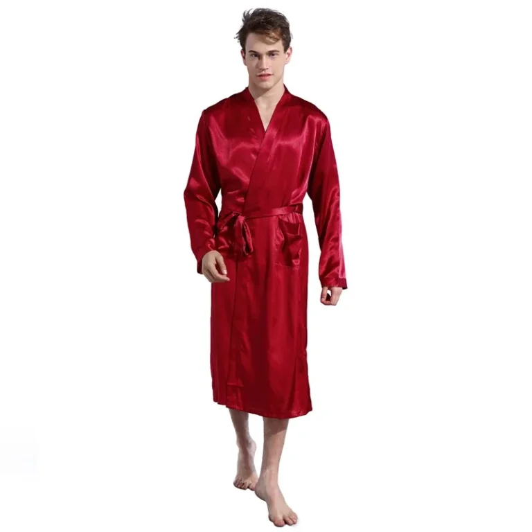 16mm-Pure-Silk-Custom-Men-Silk-Kimono-Bath-Robes-Long-Sleeves-Pure-Silk-Robes-for-Men