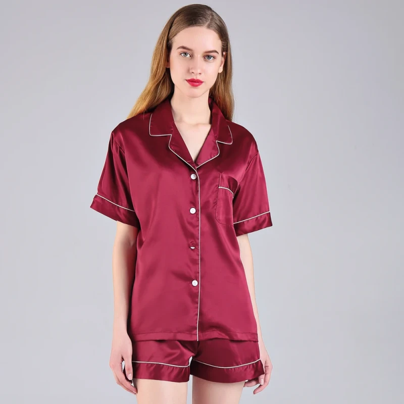 3034 Bridal Sleepwear Bridesmaid Pyjama Set Custom Logo Bride Women's Soft Short Pajamas Sleepwear
