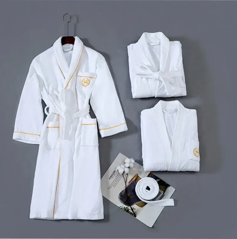 5-Star-Luxury-Hotel-Custom-logo-Bathrobe-Cut-Pile-Embroidered-Pure-Cotton-Bathrobe-Bath-Robe