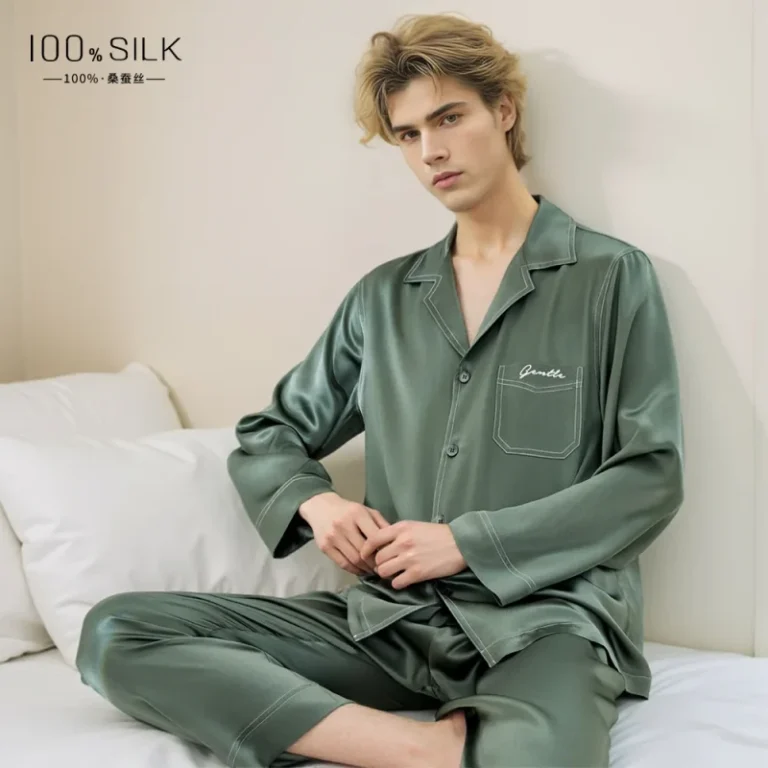 6A-Grade-100-Mulberry-Silk-Pajamas-for-Men-Loungewear-Set-Breathable-Satin-Long-Length-Pajamas-for-Men