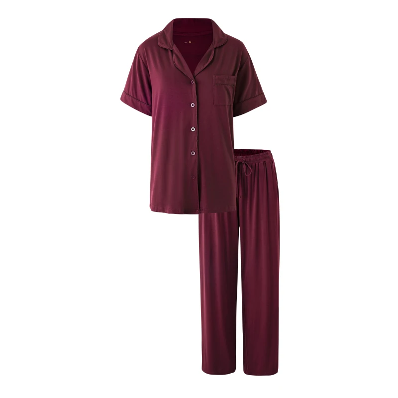 8006 Modal Pajamas Set Women Lingerie Women Plus Size Pijamas Woman Short Gown for Ladies Bridesmaids Gifts