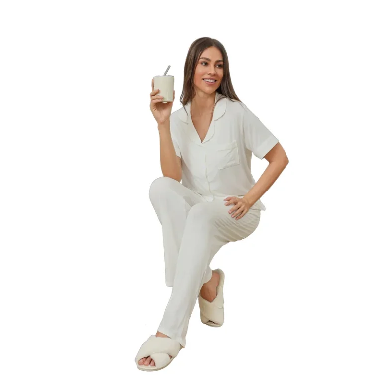 8006-Modal-Pajamas-Set-for-Women-Plus-Size-Lingerie-Bath-Robe