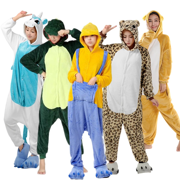 Adult for Kigurumi Sleepwear Onesie Costume Dinosaur Frog Cartoon Pajamas with Pinguin Hood for Men Women Summer Homewear Lounge