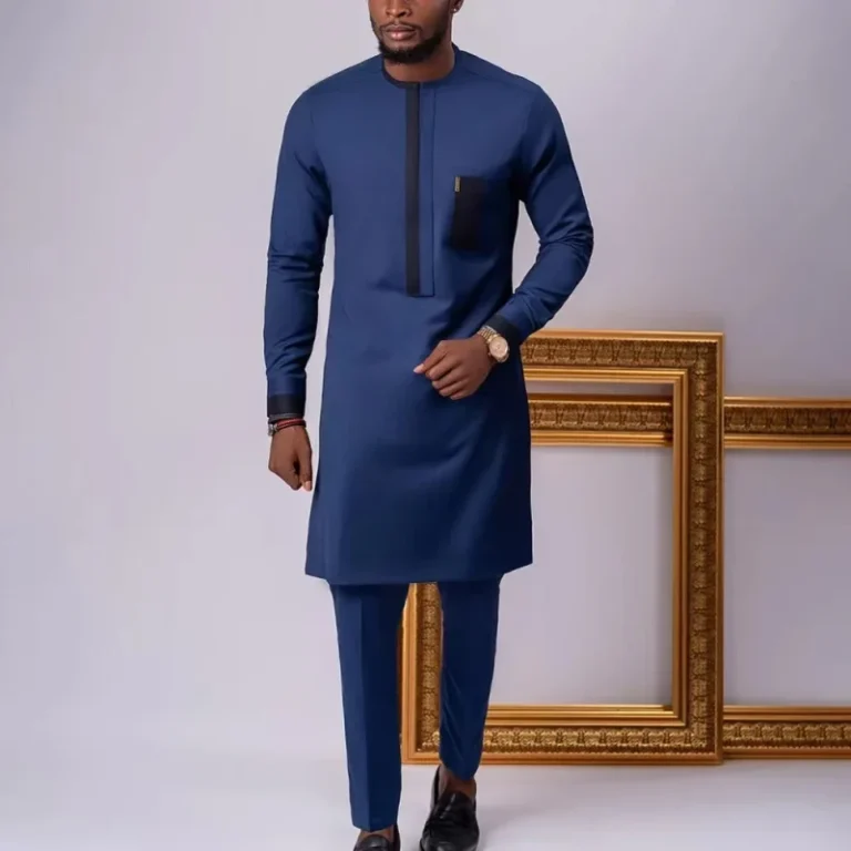 African-Ethnic-Style-Solid-Color-Casual-Mens-Slim-Fit-Robes-Long-Sleeve-Top-Pants-2-Piece-Set-Plus-Size