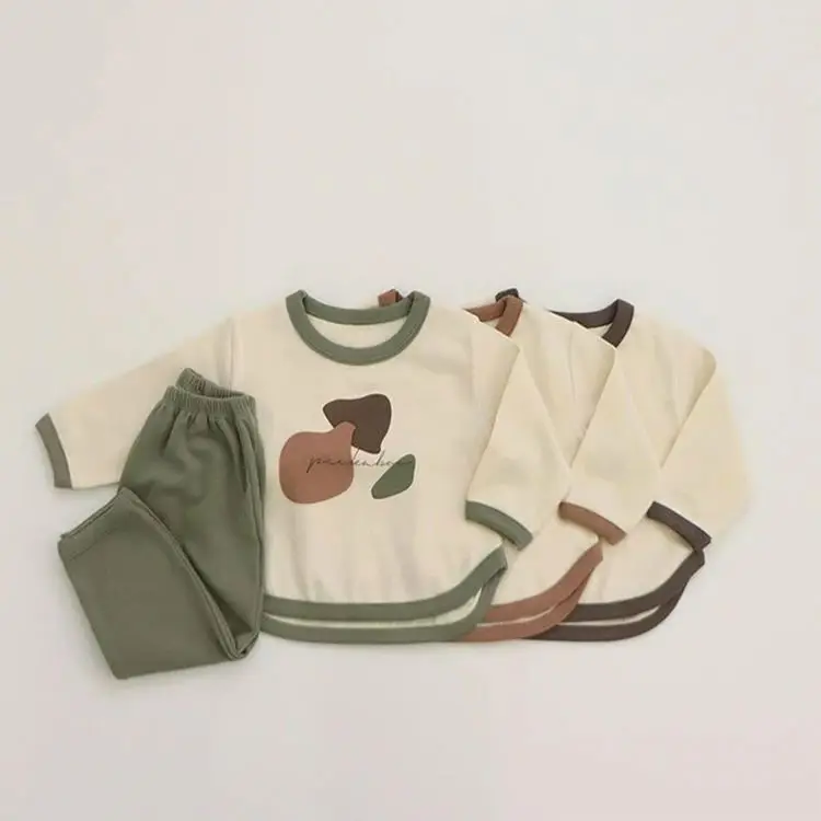 Autumn-Childrens-Clothing-Set-Cotton-Baby-Long-Sleeve-2-Pieces-Pajamas-Comfortable-Baby-Clothing-Set