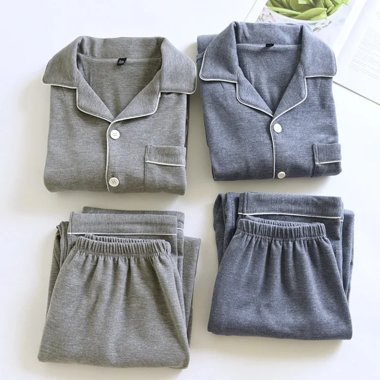 Autumn-Winter-Mens-Loose-Velvet-Polyester-Pajamas-Double-Sided-Fluffy-Warm-Extra-Large