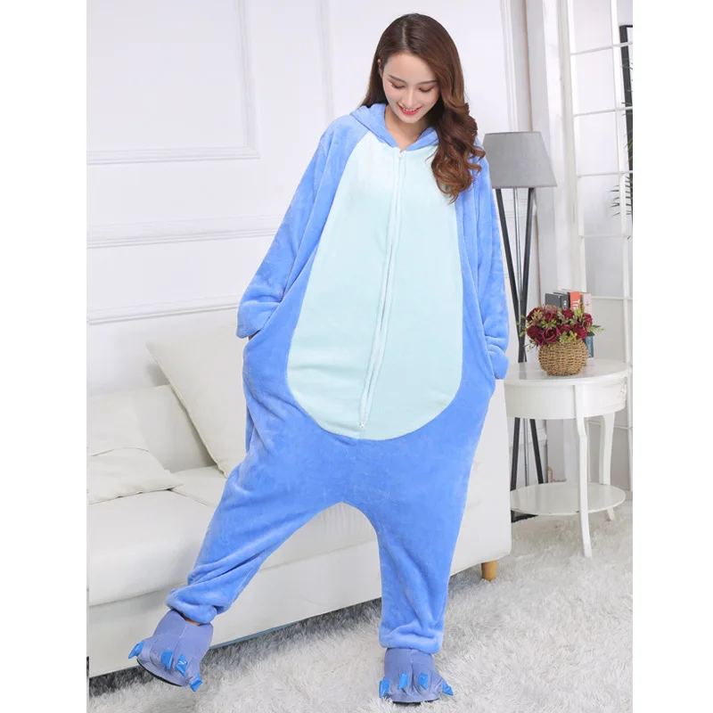 Autumn Winter Onesie Pajamas Cute Fire Dragon Cartoon Animal Flannel Adult One Sleeper Hallowmas for Child Woven