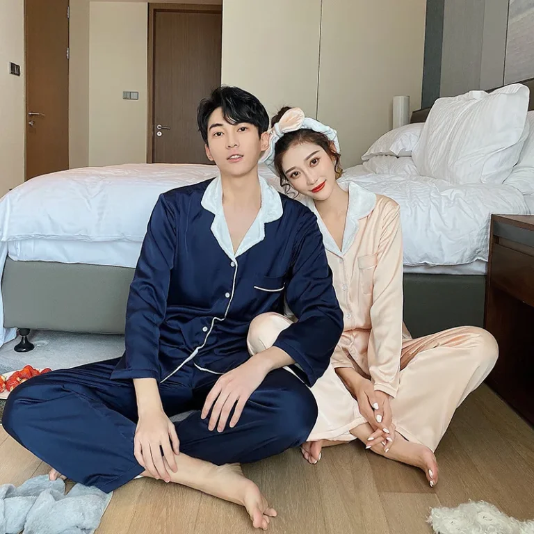 Autumn-and-winter-couple-pajamas-long-sleeve-pure-cotton-mens-and-womens-casual-suit-home-wear