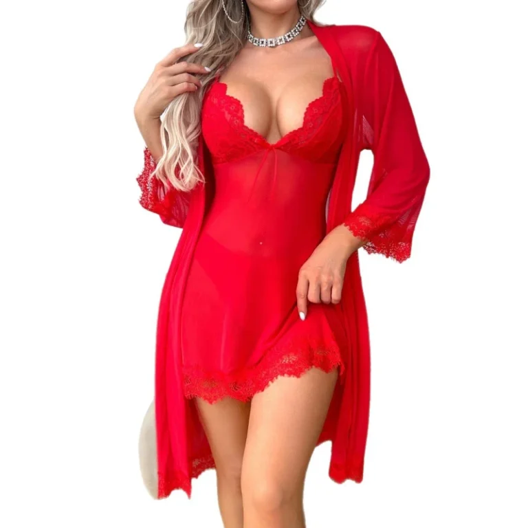 B463-Soft-Lace-Mesh-Cami-Nightgown-Set-Sexy-Hollow-Out-Women-Daily-Home-Loungewear-Lace-Mesh-Nightdress