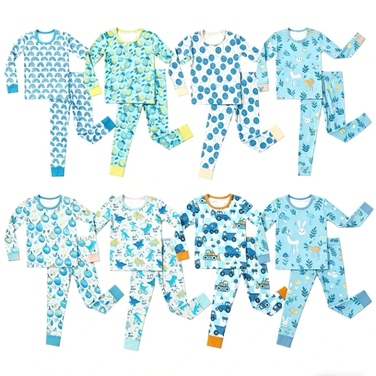 Baby-Bamboo-Casual-Pajama-Set-2-Piece-Long-Sleeve-Quick-Dry-Breathable-Pjs-for-Kids