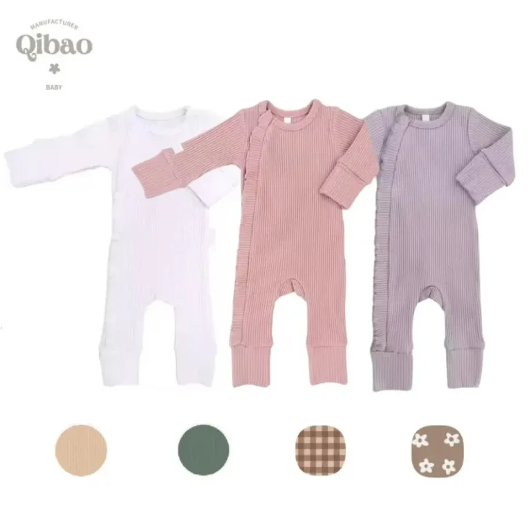 Baby-Long-Rompers-Baby-Bamboo-Romper-Onesie-Rib-Cotton-Infant-Clothing-Rompers