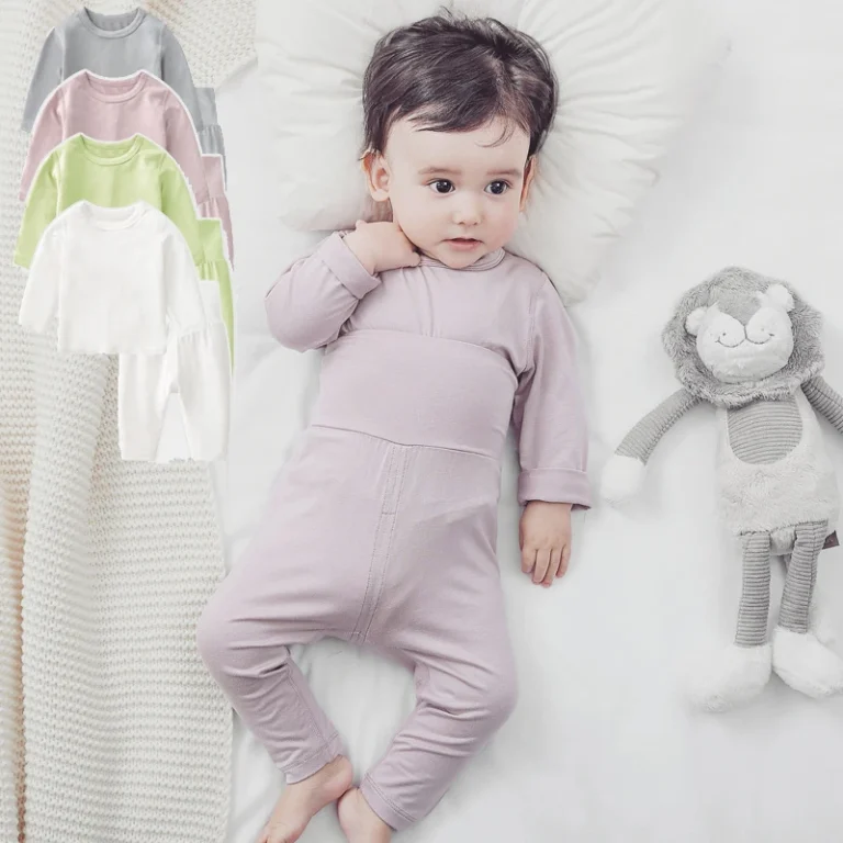 Baby-Modal-Organic-Cotton-Bamboo-Pajamas-Set-Toddler-Kids-Sleepwear-Autumn-Casual-Custom-Print-Logo-Label-OEKO-TEX