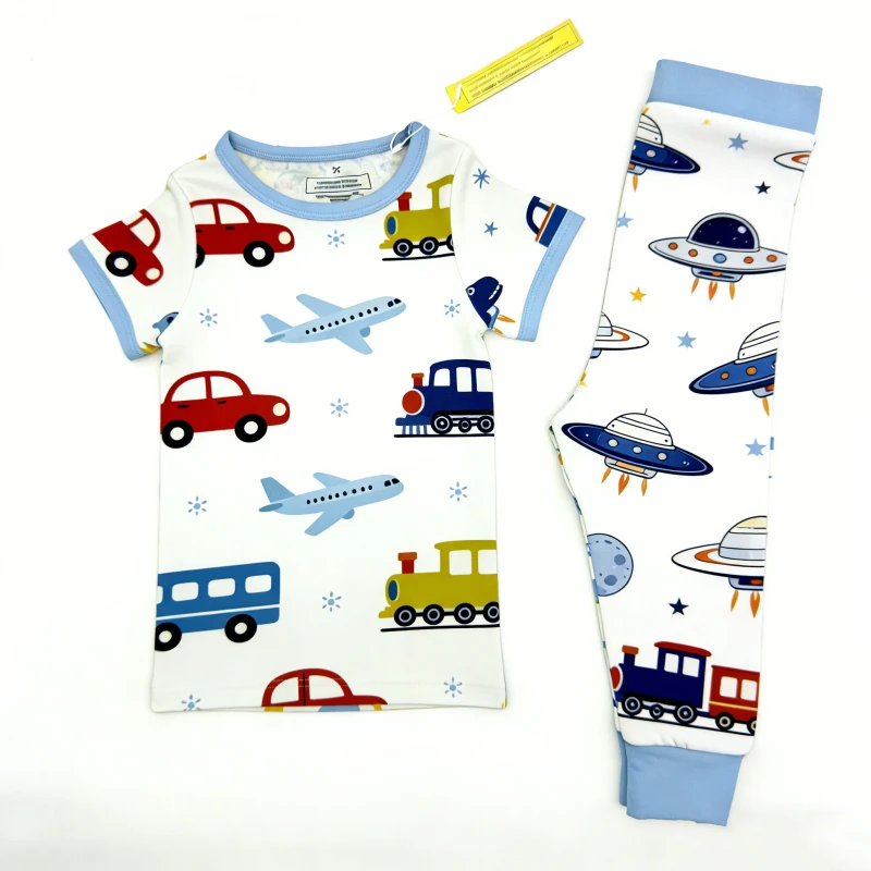 Baby Nightwear Set Bamboo 2 Piece Kids Sleep Collection ODM Manufacturer Direct Fast Delivery Custom Pajamas