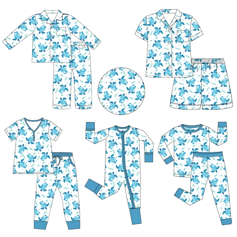 Baby Pajamas Soft Bamboo Pajamas Toddler Print Bamboo Pajamas