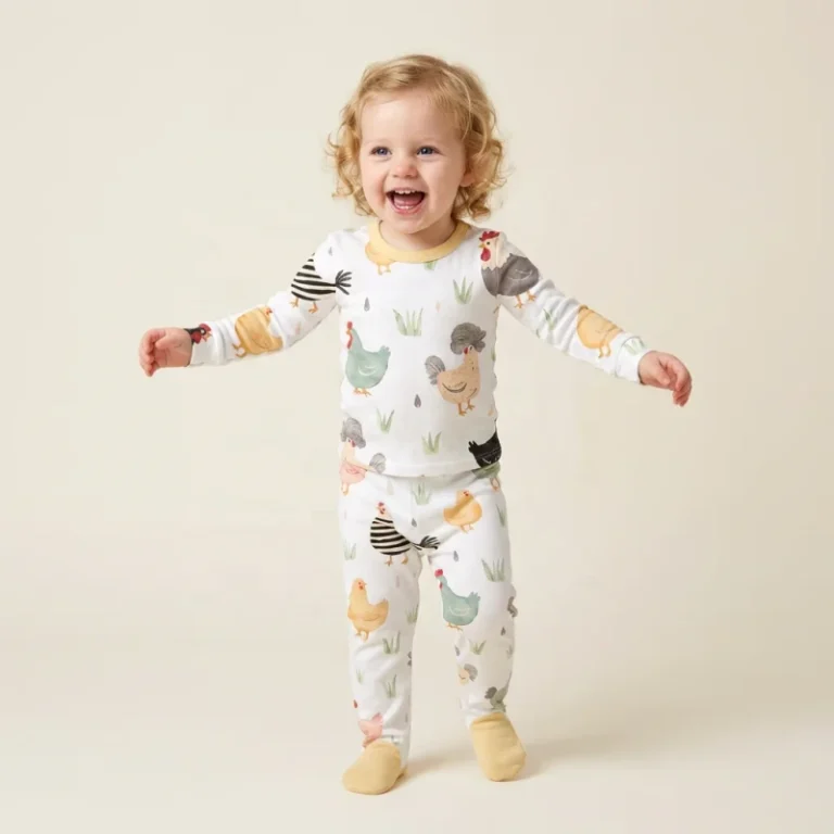 Baby-Unisex-Newborn-2pcs-Casual-Knitted-Long-Sleeve-Organic-Cotton-Animal-Print-Breathable-Round-Neck-Pajama-Set-for-Kids