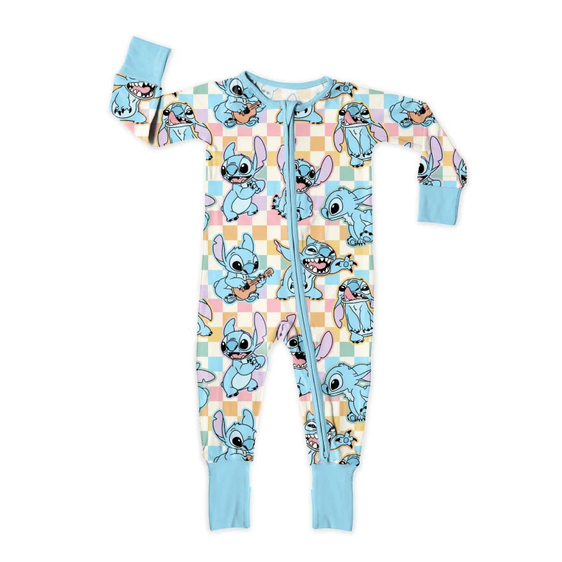 Bamboo Baby Romper Customized Cartoon Pattern Home Soft Bamboo Baby Pajamas