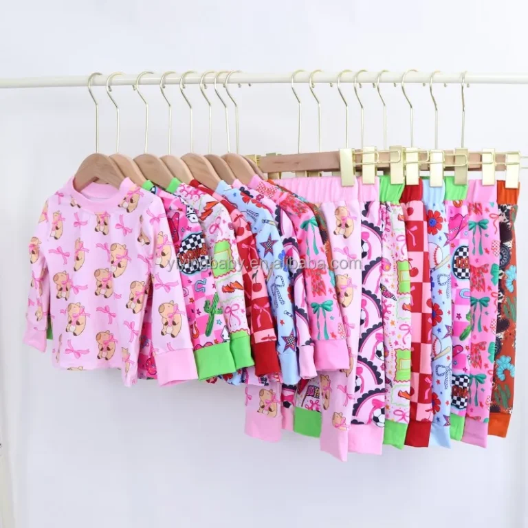 Bamboo-Clothing-High-Quality-Kids-Pajamas-Set-Soft-Two-Piece-Casual-Set-with-Print-Custom-Toddler-Pajamas-Set